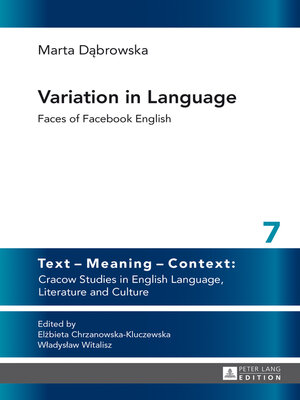 cover image of Variation in Language